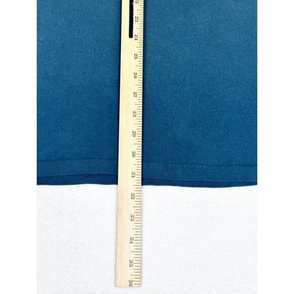 Vintage Harley Davidson Blue T-shirt Biker Motorcycle Texas Single Stitch - Picture 8 of 8